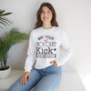 Crewneck Sweatshirt - 'May Your Chocolate Kick In Before Reality'